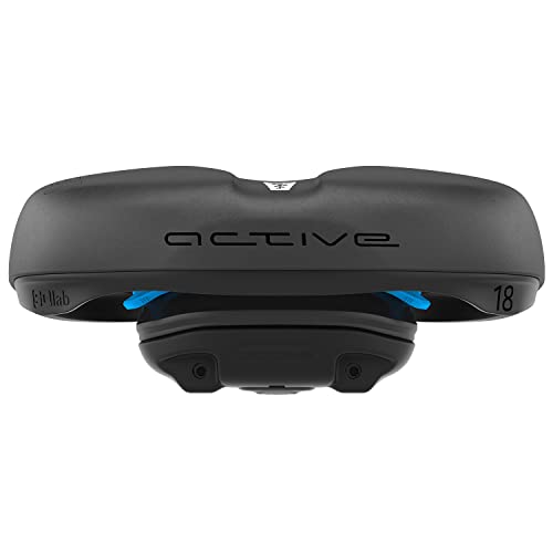 621 M-D Active 2.1, City & Comfort SQlab Bicycle Saddle, Black, 21 cm - Image 2