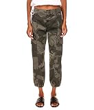 Sanctuary™ Rebel Pants for Women – Camo Inspired Design for Leisure and Trek – 97% Cotton – 3% Spandex Hiker Camo 26 27