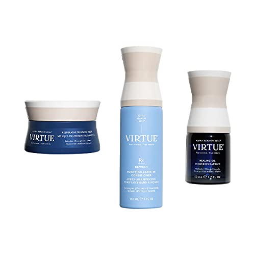 VIRTUE Air Dry Essentials | Repair, Hydrate, Add Shine for Easy A...