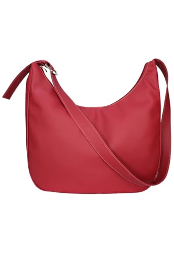 Lenna's Hobo Bag Bolsa Transversal Tamanho Grande Casual Fashion LE11 Vermelha