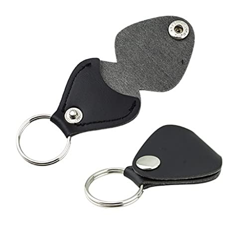 BDBHY Porte-clés en Cuir PU Porte-médiators De Guitare Porte-clés Plectres Sac Étui Looper Guitarra - Les Beatles, Paul McCartney, John Lennon, RIngo Starr, George Harrison BDBHY Porte-clés en Cuir PU Porte-médiators De Guitare Porte-clés Plectres Sac Étui Looper Guitarra – Image 3
