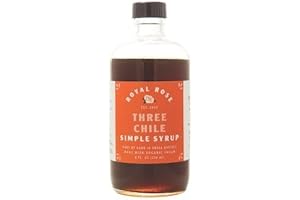ROYAL ROSE Organic Three Chile Simple Syrup