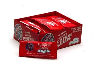 Indian Pumpkin Seeds - 5/16 oz .2 Pack Deal (72 Count) From Candy World.