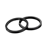 YUQIWANG(レインキのお店) 1 pz NOK Guarnizione for olio idraulico NBR nera Anello di tenuta for pistone USH-55/56/58/60/63/65/67/70/71/75/80/90/95/98/100/106/110/112/115/118 mm(USH 112x125x9mm)