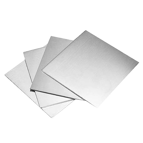 1 pièces 100X100MM feuille d'étain haute pureté plaque d'étain feuille d'étain peau d'étain Sn≥99.99% disponible pour les expériences de recherche scientifique (Thickness 0.05MM)