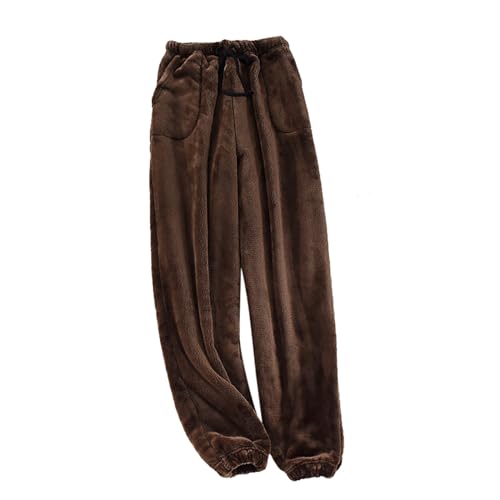 Pantalon de pyjama en flanelle homme contre le froid nocturne et serré