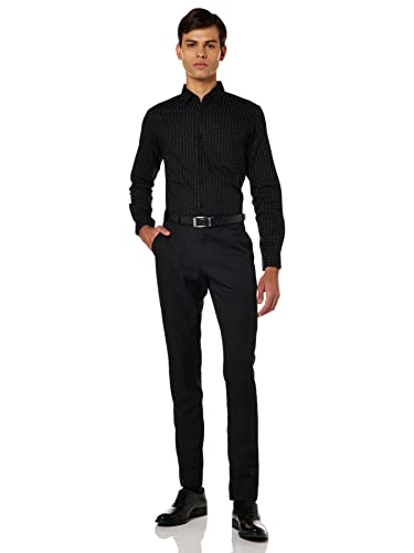 Image of Diverse Men's Cotton Printed Full Sleeve Regular Formal Shirt