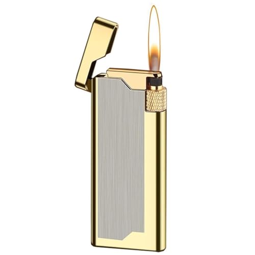 Encendedor metálico ultrafino recargable de butano miniatura 1