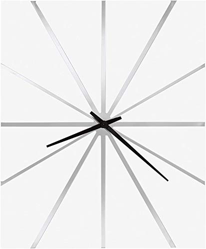 Howard Miller Zander Wall Clock 625-616 – Rectangular Oversized High-Gloss White Home Decor With Quartz Movement #TOP8