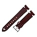 ZHANGUO Leder Uhrengurt Retro 18mm 20 mm 22 mm Öl Wachs Leder Watchband Italienisch Schnellfreisetzung braune Kuhl diesem Armband Handgefertigt (Band Color : 4, Band Width : 18mm)