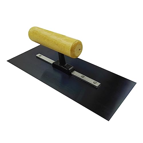 Alipis Spatola Da Muratore in Ferro Senza Chiodi Manico in Legno Ergonomico, Superficie Liscia Lucidante Per Intonaco, Utensile Per Stucco Per Principianti e Professionisti