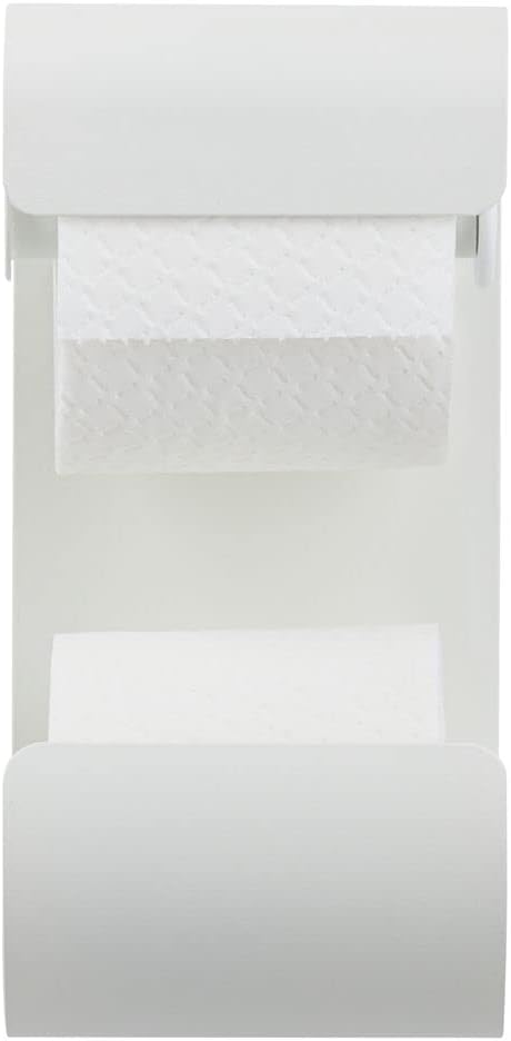 Exclusive Special Sealskin Toilet Paper Holder, Metal, White, One Size