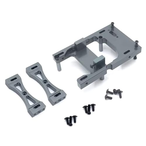 Support de servo en métal gris pour réparer la direction fragile des modèles WPL MN