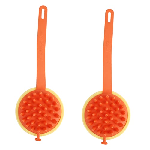 Brosse de bain silicone corps exfoliant massage Healvian lot de 6 pièces pour soin de peau
