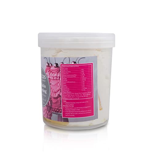 Image of CCDS High Ratio Shortening, 900 Grams Ideal for Buttercream and Fondant Cooking Food Baking