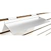 Slatwall Metal Shoe Shelf, Flat Display Shelves for Slat & Slatgrid Panels, 4" D X 11" L, White, 1 Single Shelf