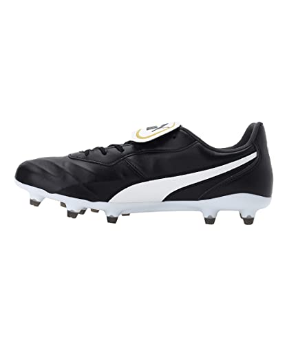 PUMA Puma Unisex King Top Fg Football Boots, Puma Black Puma White, 6 UK