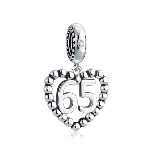 Image of 925 Sterling Silver Number Charm fits Pandora, Gift for Women