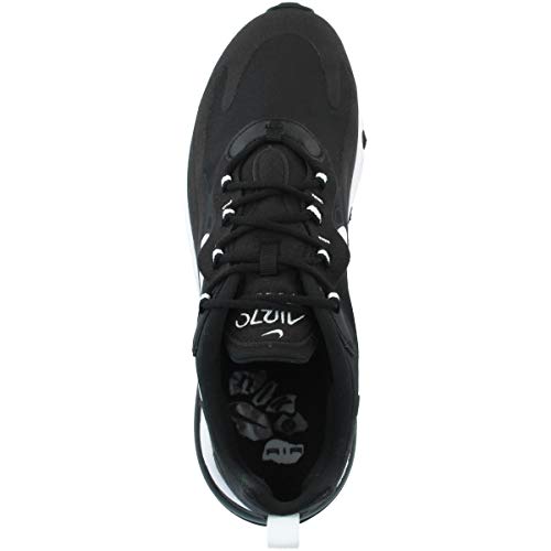NIKE Air Max 270 React (Punk Rock) Herren Sneaker Herren Mode Schuhe AO4971-004 Schwarz Schwarz Wei&szlig;, Schwarz Schwarz Wei&szlig;, 48.5 EU