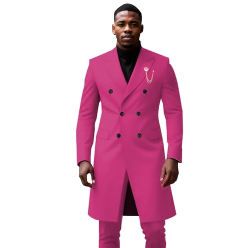 Mens Suit 2 Piece Blazer Wedding Slim Jacket Fit Tuxedo Party Dress Suit3