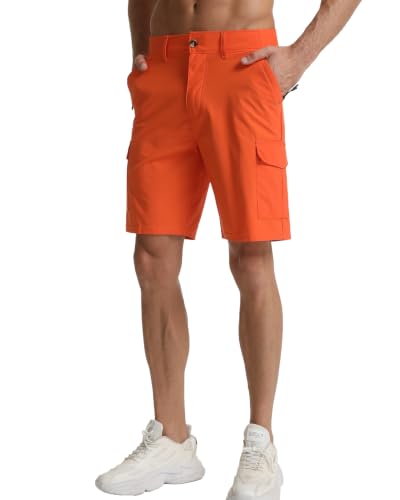 Image of Men's Lightweight Hiking Work Cargo Shorts 9 inch-5 Pockets