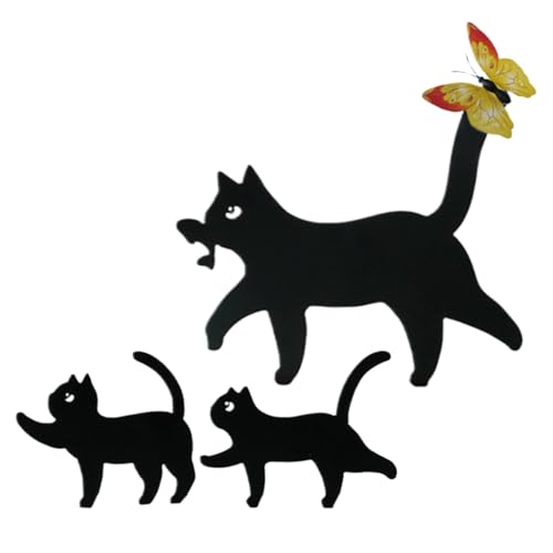 Decoración de Patio de Gato, Estatua Decorativa de Gato al Aire Libre, Bonitos de césped para jardín, Patio, Figuras al Aire Libre para decoración de Patio, Accesorios de mobiliario