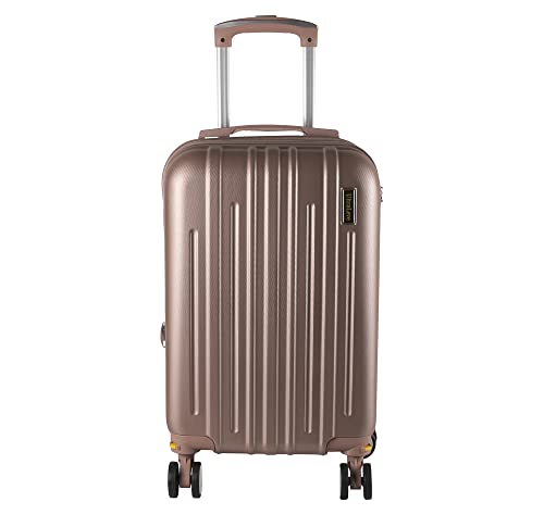 Mala de Bordo em ABS Com 4 Rodas 360 - AeroMalas Chile (Rose)
