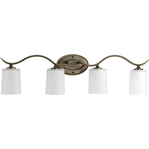 One-Day Sale: Up to 70% Off Progress Lighting P2021-20 4-100W MED Bath Bracket, Antique Bronze