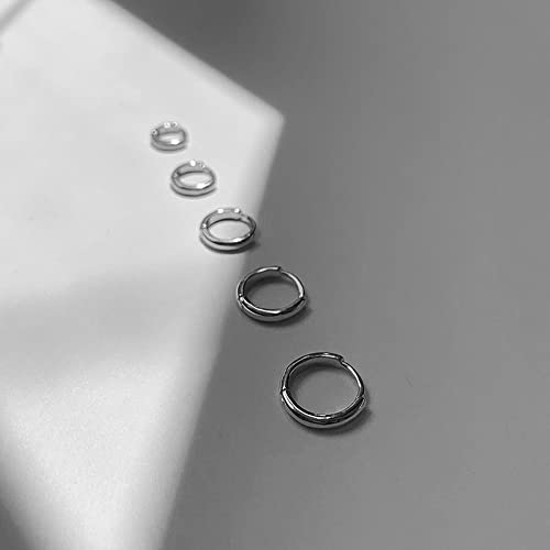 20g Tiny Small Hoop Cartilage Minimalist Earrings for Women Sensitive Ears 925 Sterling Silver 14K Gold Plated Sleeper Tragus Hinged Huggie Hoops Hypoallergenic Upper Ear Piercing Jewelry Gifts2