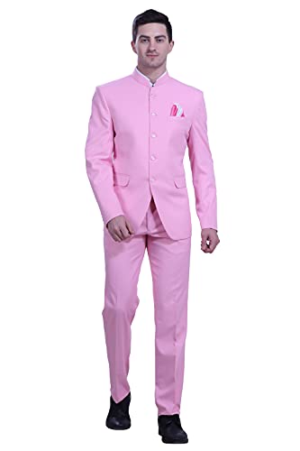 Image of I-Retail 5 Button Bandgala /Jodhpuri Suit Casual, Formal for Men's (Blazer with Trouser)