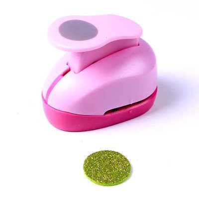 Do4U Multi-Selection Crafts Punch 1-Inch Paper Punches DIY Handmade Punchers Tag Maker Eva Foam Maker (Circle)