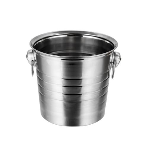 Ice Chest, Stainless Steel Insulated Ice Bucket Durable Design for Party Home Daily Cooling Use,for Picnic(7L)