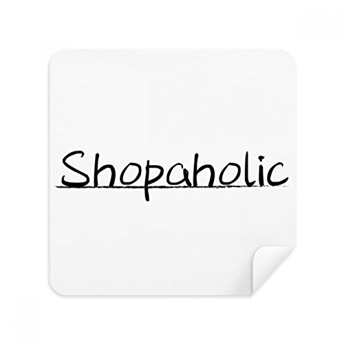 Nettoyant écran téléphone Shopaholic et tissu suède pour verres de lunettes