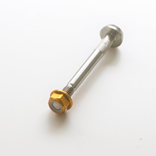 a c e Titanium Nut & Bolt for Brompton Suspension Block Lightweight Gold Bolt-SUSP-GOL