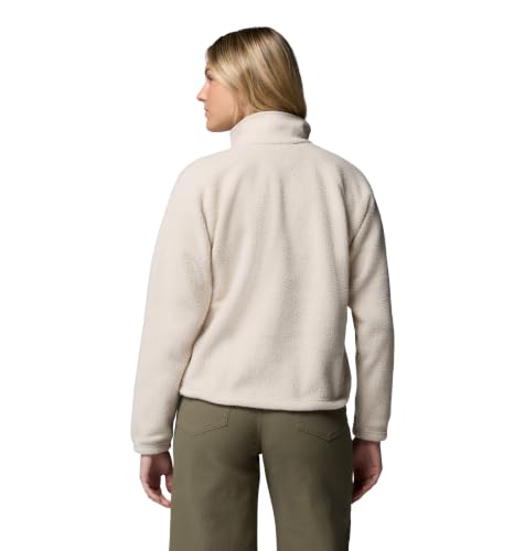 Columbia Jasper Ridge Pebbled Fleece Half Snap, Fleece-Überzieher, Dark Stone, Größe M – Ansicht 2