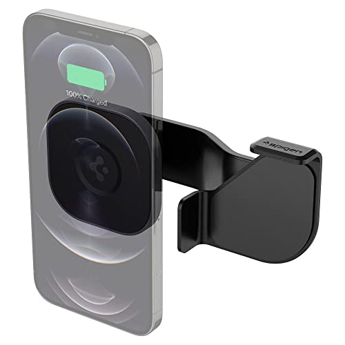 Spigen OneTap (MagFit) Designed for Tesla Model 3/Y/S/X & Ford Mustang Mach-E Designed for MagSafe Car Mount Compatible with iPhone 16 Pro Max, 16 Pro, 16 Plus, 16, 15, 14, 13, 12 Series by Spigen - Image 4