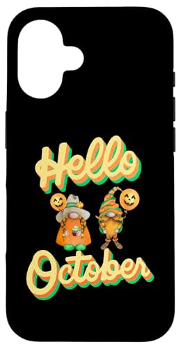 Hello October �m�[�� ���� �H �p���v�L�� �O���t�B�b�N �X�}�z�P�[�X iPhone 16 �p