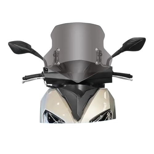 Pare-brise de moto réglable universel avec déflecteur épais anti-vibrations