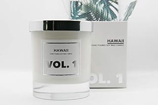 YUZI HAWAII TROPICAL SCENTED CANDLE | HAND POURED SOY WAX CANDLE 220g