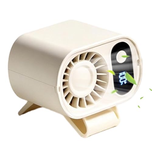 Mini ventilador a batería recargable con soplador de cinturón para verano 2