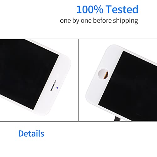 Écran pour iPhone 7 blanc avec affichage 3D tactile sensible - 5