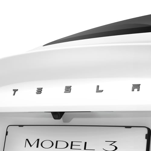 Adhesivos de logo Spigen Tesla Model 3 2026 en policarbonato de alta gama