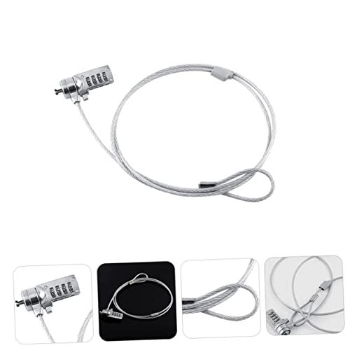 Gogogmee Bloqueio De Senha Para Laptop Cadeado Digital Fio De Aço Bloqueio De Bicicleta Bloqueio Por