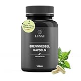 Lunae Nutrition Brennnessel – hochdosierte Brennnesselkapseln mit 1.000 mg Brennnessel-Extrakt pro Tagesdosis – stärkt Immunsystem & Gelenke – laborgeprüft & in Deutschland hergestellt – 180 Kapseln