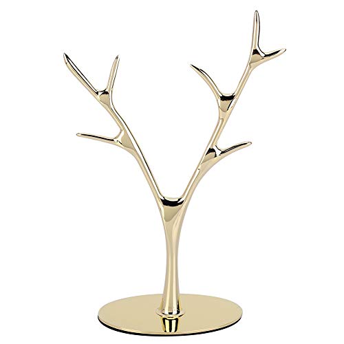NLDGR Support D'arbre à Bijoux, Forme de Corne de Cerf, Organisateur de Bijoux, Collier, Boucles D'oreilles, Bracelet, Présentoir de Rangement pour Salon, Salle de Bain, Bureau Cover