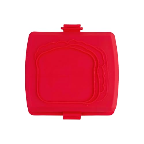 電子レンジグリル - 22x13x4cm ノンスティックサンドイッチメーカー、パニーニプレストースター、コンパクト朝食調理器、高速加熱キッチン家電 |食器洗い機対応電子レンジプレス寮オフィスホームカレッジスタッド用