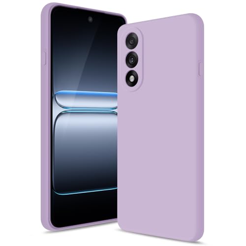Btstring Funda para OnePlus Nord 5, Silicone Case con Protección Mejorada para la cámara, Carcasa Delgada a Prueba de Golpes, Forro Microfibra Suave Antiarañazos, Violet