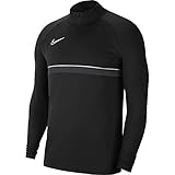 tennis top 100 herren Viertelreißverschluss Nike Herren Academy 21 Drill Top Longsleeve, Black/White/Anthracite/White, L