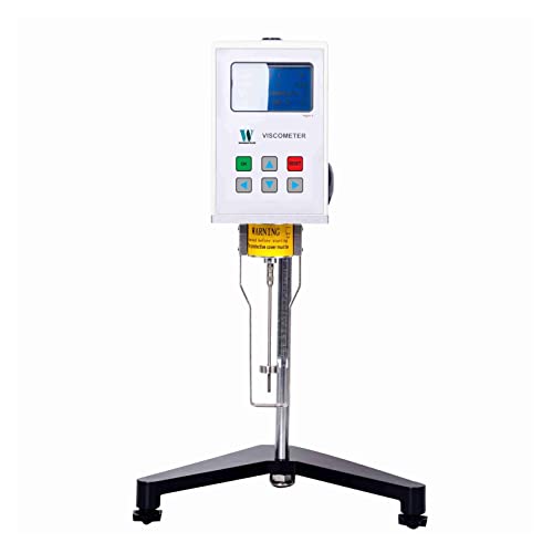 Digital Rotary Viscometer, NDJ-8S No.0/1/2/3/4 Spindles Test Small Liquid 2000000 CPS/mpa.s Solder Paste Viscosimeter Viscosity Meter Viscometer,Lab Meter(RV-2M (NDJ-8S))