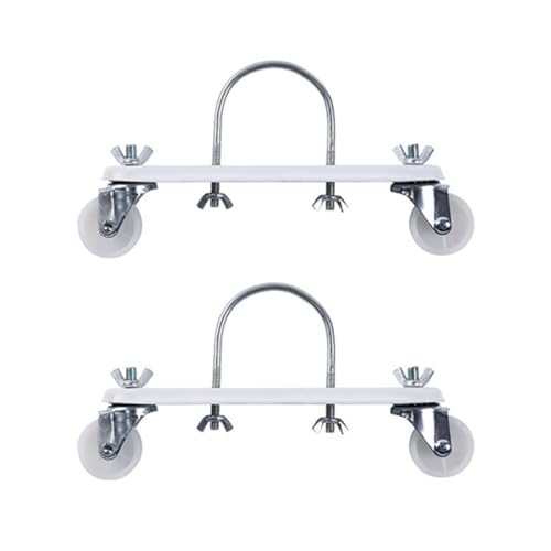 SOYUZERISH 2 Soportes de radiador eléctrico, Rueda de Soporte de polea móvil para radiador eléctrico, Rueda de rotación General de Larga duración y práctica